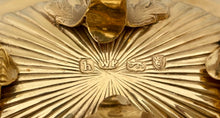 Four George III Silver Gilt Rams' Masks Salts. London 1783 William Pitts. 29.7 troy ounces.