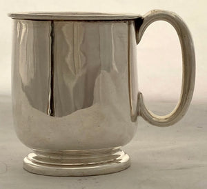 George VI Silver Christening Mug. Sheffield 1939 Viner's Ltd. 3.2 troy ounces.
