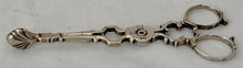 George III Pair of Silver Tea Tongs. London circa 1760, James Graham.