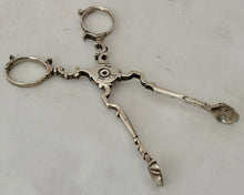 George III Pair of Silver Tea Tongs. London circa 1760, James Graham.