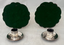 Pair of George IV Old Sheffield Plate Candlesticks. Roberts, Cadman & Co. Circa 1820.