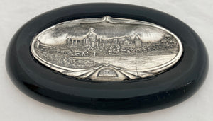 Silver Plated Relief Plaque of Windsor Castle.