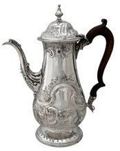 George III Silver Coffee Pot. London 1802 William Hall. 23.5 troy ounces.