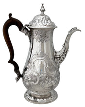 George III Silver Coffee Pot. London 1802 William Hall. 23.5 troy ounces.