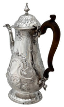 George III Silver Coffee Pot. London 1802 William Hall. 23.5 troy ounces.