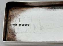Victorian Silver and Cut Glass Dressing Table Box. Sheffield 1870 James Dixon. 1.8 troy ounces.