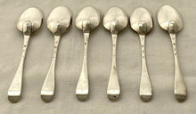 Georgian, George II, Six Scottish Silver Tablespoons. Edinburgh 1733 Charles Blair (Archibald Ure Assay Master). 13 troy ounces.