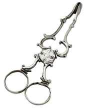 Mid 18th Century Pair of Irish Silver Tea Tongs.