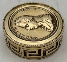 William Pitt The Younger Portrait Profile Snuff Box, circa 1806.