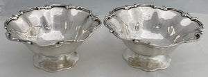 Victorian Pair of XIII Light Dragoons Silver Bon-Bon Dishes. London 1840 Benjamin Smith III. 19 troy ounces.
