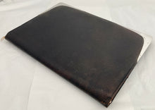 George V Silver Mounted Leather Document & Blotting Wallet. Birmingham  1917 Frederick Wich.