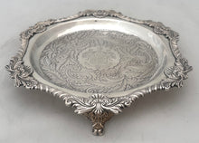 Lt Gen Henry Thomas, Peninsular War & War of 1812, Indian Silver Waiter. Mathie & Barron, Bombay. 13.9 ozt.