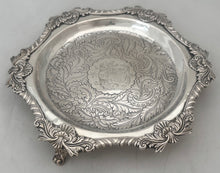 Lt Gen Henry Thomas, Peninsular War & War of 1812, Indian Silver Waiter. Mathie & Barron, Bombay. 13.9 ozt.
