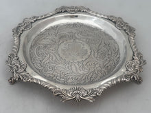 Lt Gen Henry Thomas, Peninsular War & War of 1812, Indian Silver Waiter. Mathie & Barron, Bombay. 13.9 ozt.