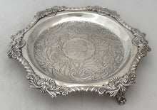 Lt Gen Henry Thomas, Peninsular War & War of 1812, Indian Silver Waiter. Mathie & Barron, Bombay. 13.9 ozt.
