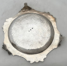 Lt Gen Henry Thomas, Peninsular War & War of 1812, Indian Silver Waiter. Mathie & Barron, Bombay. 13.9 ozt.