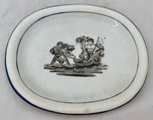 The Treaty of Paris and Peace of 1814, Pearlware Teapot Stand. Staffordshire, circa 1814.