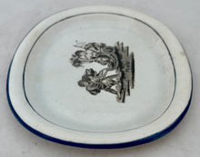 The Treaty of Paris and Peace of 1814, Pearlware Teapot Stand. Staffordshire, circa 1814.