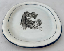 The Treaty of Paris and Peace of 1814, Pearlware Teapot Stand. Staffordshire, circa 1814.