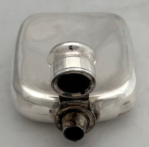 Northern Bengal Mounted Rifles, British Indian Army, Silver Hip Flask. Cooke & Kelvey, Calcutta, circa 1889. 6 troy ounces.