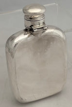 Northern Bengal Mounted Rifles, British Indian Army, Silver Hip Flask. Cooke & Kelvey, Calcutta, circa 1889. 6 troy ounces.