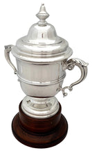 Victorian Silver Cup & Cover. London 1900 Edward Barnard & Sons Ltd. 33.4 troy ounces.