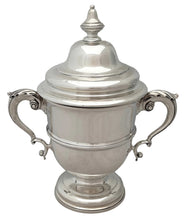 Victorian Silver Cup & Cover. London 1900 Edward Barnard & Sons Ltd. 33.4 troy ounces.