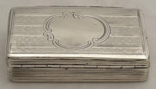 Early Victorian Silver Snuff Box. Birmingham 1841 Neustadt & Barnett. 2 troy ounces.