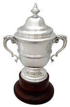Victorian Silver Cup & Cover. London 1900 Edward Barnard & Sons Ltd. 33.4 troy ounces.