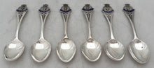 HMS Renown, Six Silver Teaspoons Commemorating Her 1923-1926 Refit. Birmingham 1926, 2.2 troy ounces.