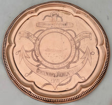'Nelson's Victory Centenary Memento' Salver Containing Victory Copper.