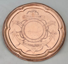 'Nelson's Victory Centenary Memento' Salver Containing Victory Copper.