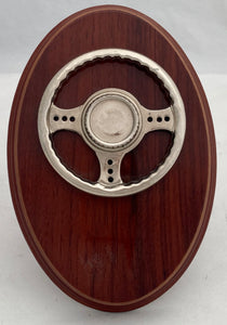 Motor Racing Steering Wheel Trophy Plaque