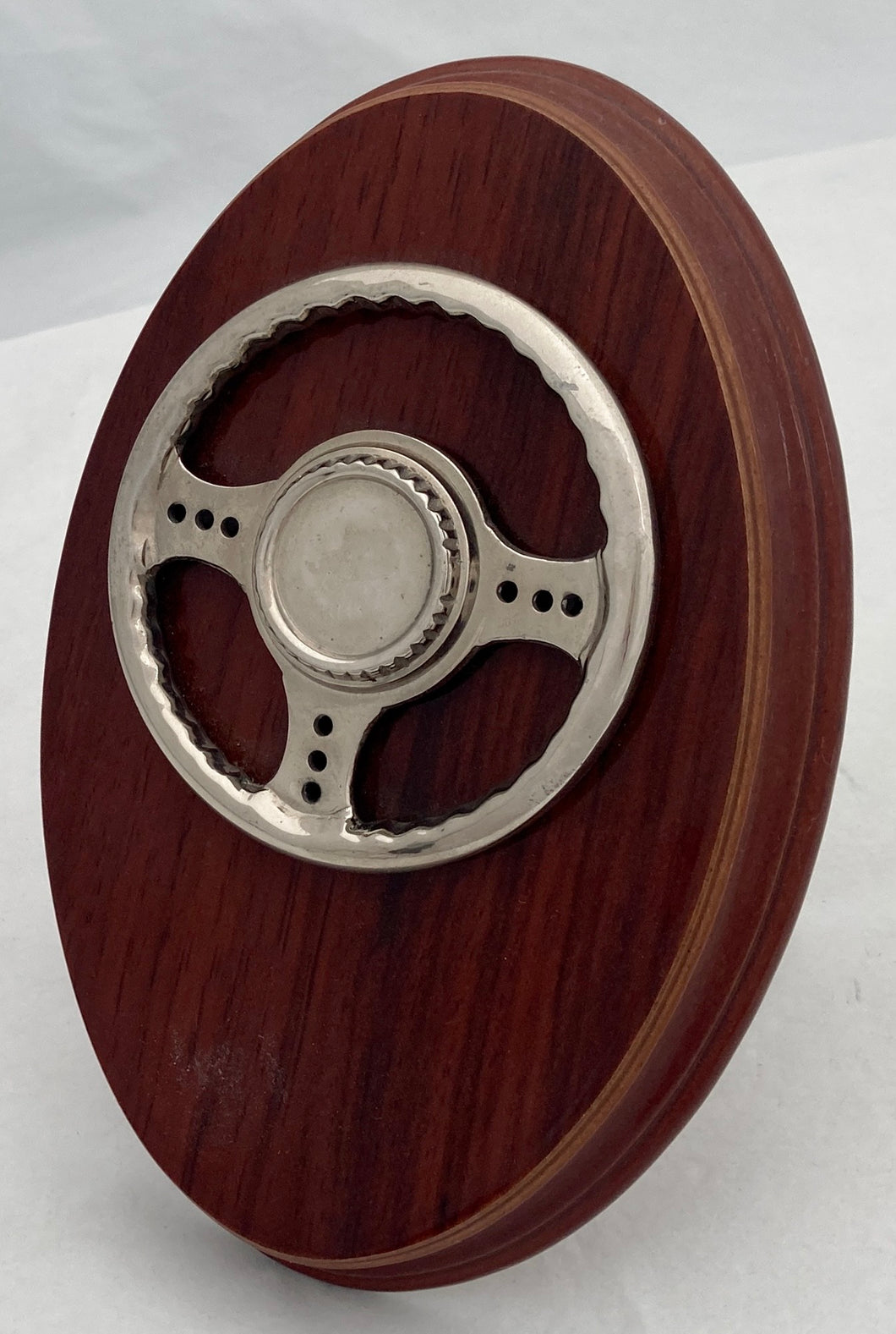 Motor Racing Steering Wheel Trophy Plaque