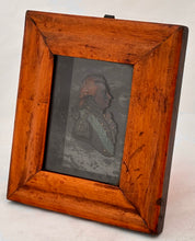 Admiral John Jervis, 1st Earl of St Vincent, Polychrome Wax Relief Portrait Profile.