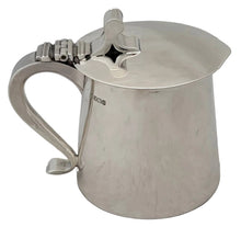 Edwardian Arts & Crafts Silver Lidded Tankard. Sheffield 1909 Thomas Bradbury & Sons Ltd. 12.7 troy ounces.