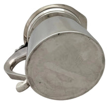Edwardian Arts & Crafts Silver Lidded Tankard. Sheffield 1909 Thomas Bradbury & Sons Ltd. 12.7 troy ounces.