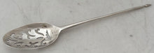 Mid 18th Century Silver Mote Spoon.