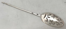 Mid 18th Century Silver Mote Spoon.