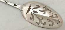 Mid 18th Century Silver Mote Spoon.