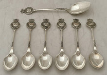 North Western Railway Volunteer Rifles, British Indian Army, Silver Spoons. 3.9 troy ounces.