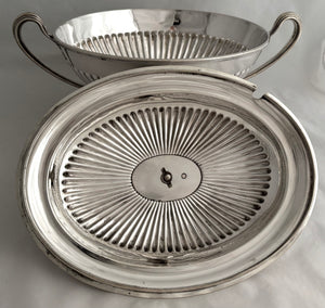 Georgian Style Silver Plated Soup Tureen & Cover. Walker & Hall, Sheffield.