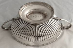 Georgian Style Silver Plated Soup Tureen & Cover. Walker & Hall, Sheffield.