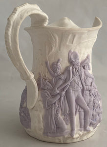 Sir Sidney Smith & The 1799 Siege of Acre Relief Moulded Jug. Samuel Alcock & Co.