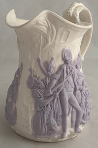 Sir Sidney Smith & The 1799 Siege of Acre Relief Moulded Jug. Samuel Alcock & Co.