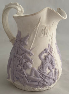 Sir Sidney Smith & The 1799 Siege of Acre Relief Moulded Jug. Samuel Alcock & Co.
