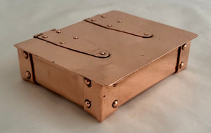 Arts and Crafts Copper Box, Circa 1880 - 1910.