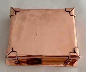 Arts and Crafts Copper Box, Circa 1880 - 1910.