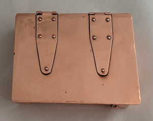Arts and Crafts Copper Box, Circa 1880 - 1910.
