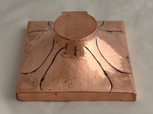 Arts & Crafts Copper Inkwell, circa 1880 - 1910.